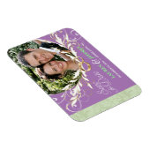 Flexible Enregistrer la date - Sage & Lavender Photo Magnet (Côté Droit)