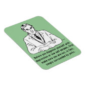 Flexible Entouré Par Jerks Funny Premium Magnet (Côté Droit)