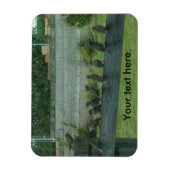 Flexible Éperons Oiseaux assis sur un Magnet ferroviaire (Vertical)