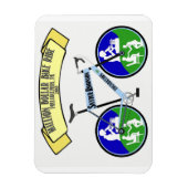 Flexible Équipe SRS ! Magnet de voiture MDBR 2018 (Vertical)