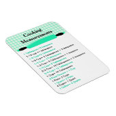 Flexible Équivalents de mesure des cuisines Magnet du graph (Côté Droit)