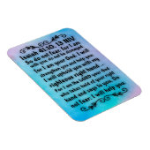 Flexible Ésaïe 41:10; 13 Bible Verse Magnet (Côté Droit)