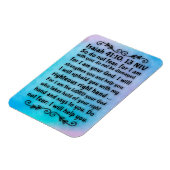 Flexible Ésaïe 41:10; 13 Bible Verse Magnet (Côté Gauche)