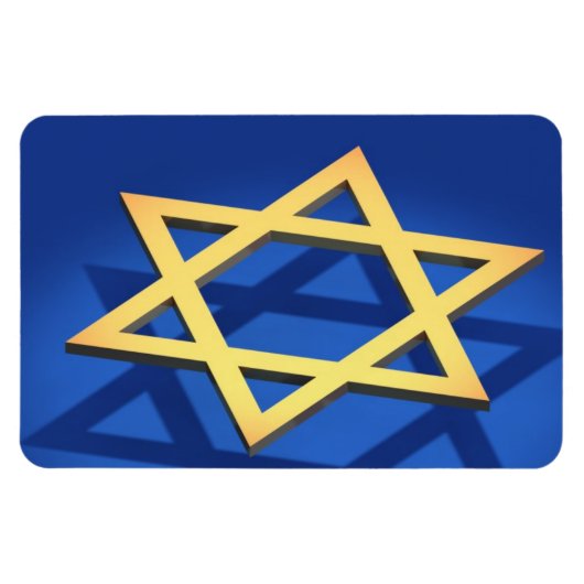 Flexible Étoile de David Magnet (Horizontal)