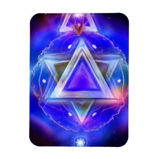 Flexible Étoile du nouvel âge de David Magnet (Vertical)