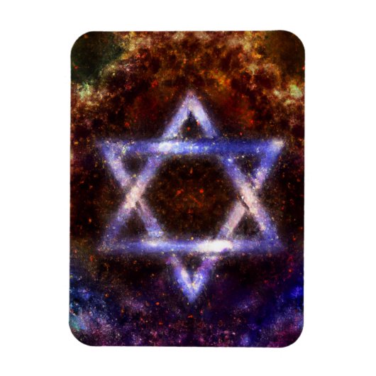 Flexible Étoile du nouvel âge de David Magnet (Vertical)