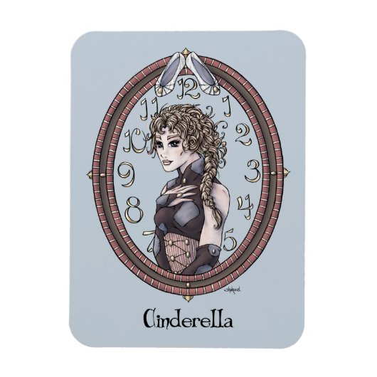 Flexible Fairytale "Cendrillon" Imaginaire Magnet d'art #2 (Vertical)