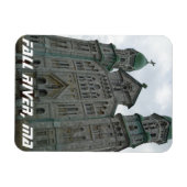 Flexible Fall River, MA Historical Church Magnet (Horizontal)