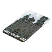 Flexible Fall River, MA Historical Church Magnet (Côté Gauche)