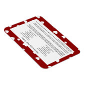 Flexible Family Recette Keepsaké Valentines Jour Magnet (Côté Droit)