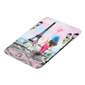 Flexible Femme À Paris Joyeux Anniversaire Magnet Tour Eiff (Côté Gauche)