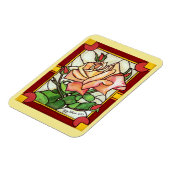 Flexible Fenêtre Rose de pêche - Magnet (Côté Gauche)