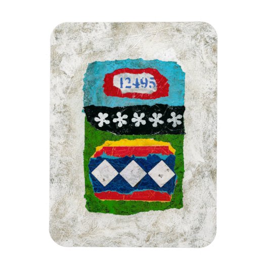 Flexible Fermer Suffisamment Refrigerator Magnet Art (Vertical)