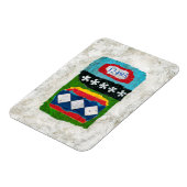 Flexible Fermer Suffisamment Refrigerator Magnet Art (Côté Gauche)