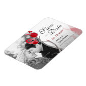 Flexible Feu et Magnet Réservez la date de glace | Roses ro (Côté Gauche)