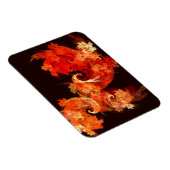 Flexible Feux de danse Magnet Art Abstrait Premium (Côté Droit)