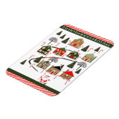 Flexible Field Hockey Christmas Countdown Magnet (Côté Gauche)