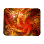 Flexible Firestorm Nova Abstrait Art Premium Magnet (Horizontal)