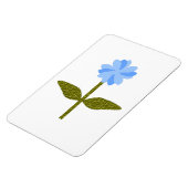 Flexible Fleur de marguerite Joli Blue Premium Magnet (Côté Gauche)