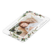 Flexible Floral d'hiver | Magnet photo de vacances (Côté Gauche)