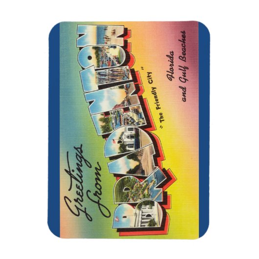 Flexible Floride, Bradenton Magnet (Vertical)