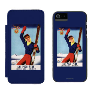 Flexible Flyer Pin-Up-Skiing-meisje