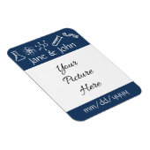 Flexible Forces Attrayantes dans la Magnet de Save-the-Date (Côté Droit)