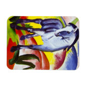 Flexible Franz Marc Blue Horse Magnet (Horizontal)