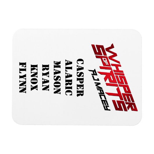 Flexible FSID Agents Character Magnet (Horizontal)