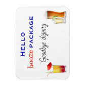 Flexible Funny Cruse Door Stateroom Magnet Booze Cocktail (Vertical)