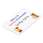 Flexible Funny Cruse Door Stateroom Magnet Booze Cocktail (Côté Gauche)