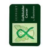 Flexible Galvadre Cancer Sensibilisation Ruban Angel Magnet (Vertical)