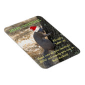 Flexible Gangster Père Noël Squirrel Magnet (Côté Droit)