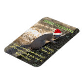 Flexible Gangster Père Noël Squirrel Magnet (Côté Gauche)