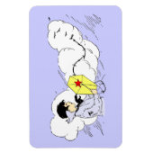 Flexible Garçon Flying Kite Premium Flexi Magnet (Vertical)