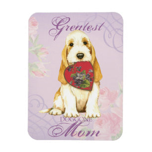 Flexible GBGV Heart Mom Magnet