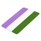 Flexible Genderqueer Pride Magnet (Côté Gauche)