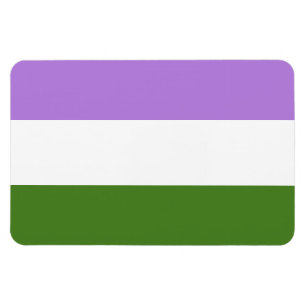 Flexible Genderqueer Pride Magnet