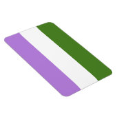 Flexible Genderqueer Pride Magnet (Côté Droit)