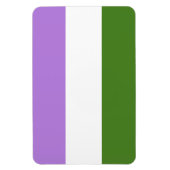 Flexible Genderqueer Pride Magnet (Vertical)