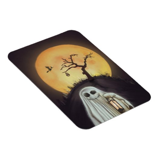 Flexible Ghost Magnet d'Halloween joyeux! (Côté Droit)
