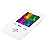 Flexible Gimpy "Live...Meow...Love" Premium Flexi Magnet (Côté Gauche)
