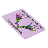 Flexible Giraffe Luv 10e Anniversaire Magnet (Côté Droit)