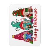 Flexible Gnomes Trio Magnet (Vertical)