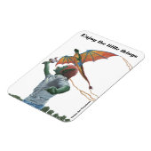 Flexible Goblin Flying Dragon Kite Refrigerator Magnet (Côté Gauche)