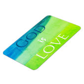 Flexible God is Love Inspirational Magnet (Côté Gauche)