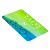 Flexible God is Love Inspirational Magnet (Côté Droit)