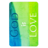 Flexible God is Love Inspirational Magnet (Vertical)