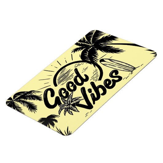 Flexible "Good Vibes" Magnet (Côté Gauche)