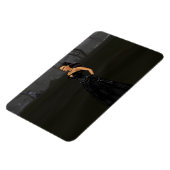 Flexible Goth Lady Dans Un Magnet De Graveyage (Côté Gauche)